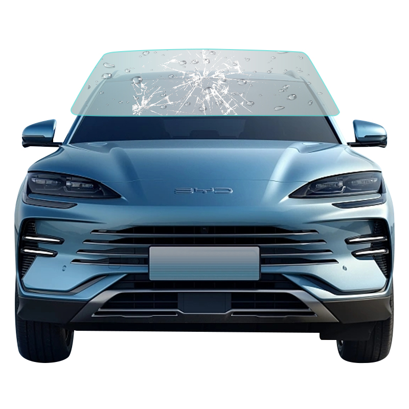 DPEL Exterior TPU Glass Shield: Heat-insulating, Explosion-proof Sunscreen Film for Car Front Windshield